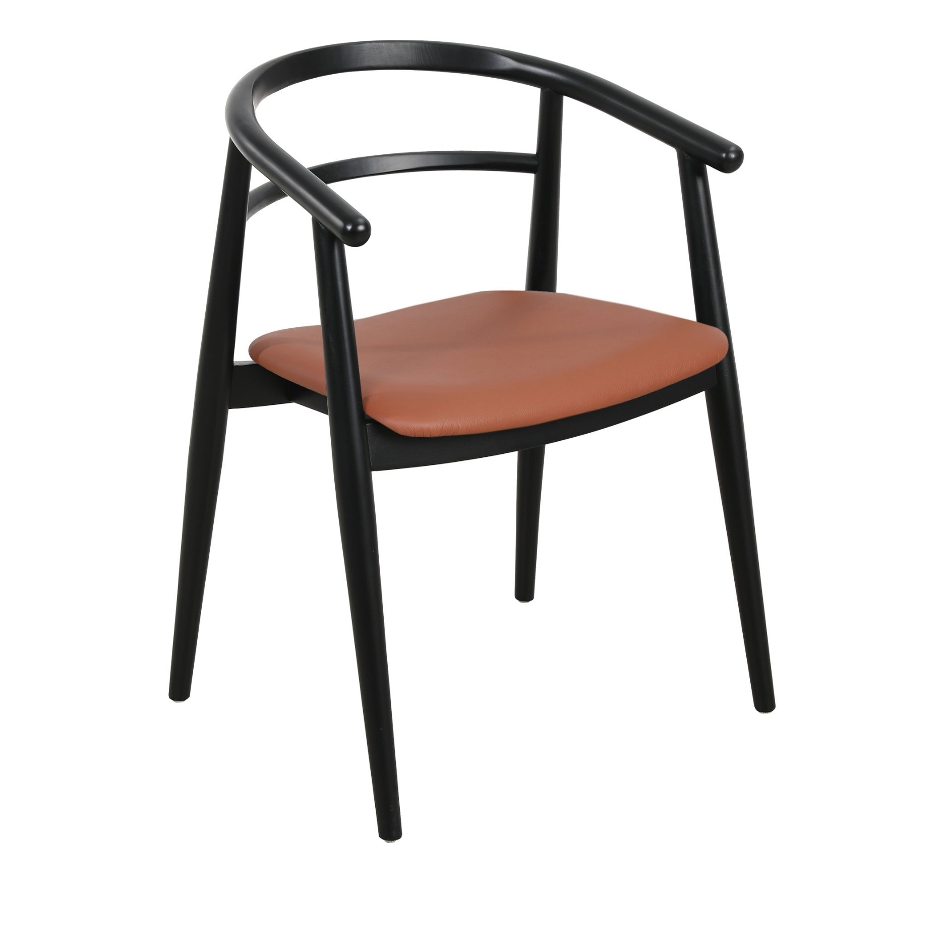 Søndervig, sort bøg - lædersæde